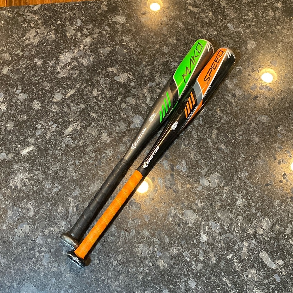Easton Youth Baseball Bats Lot of 2 Speed Mako 25” and 26”